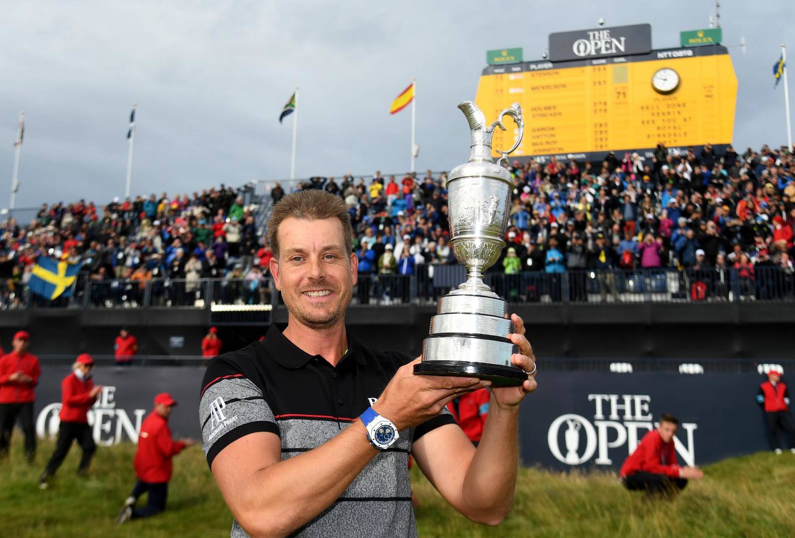 Henrik Stenson Claret Jug 2016